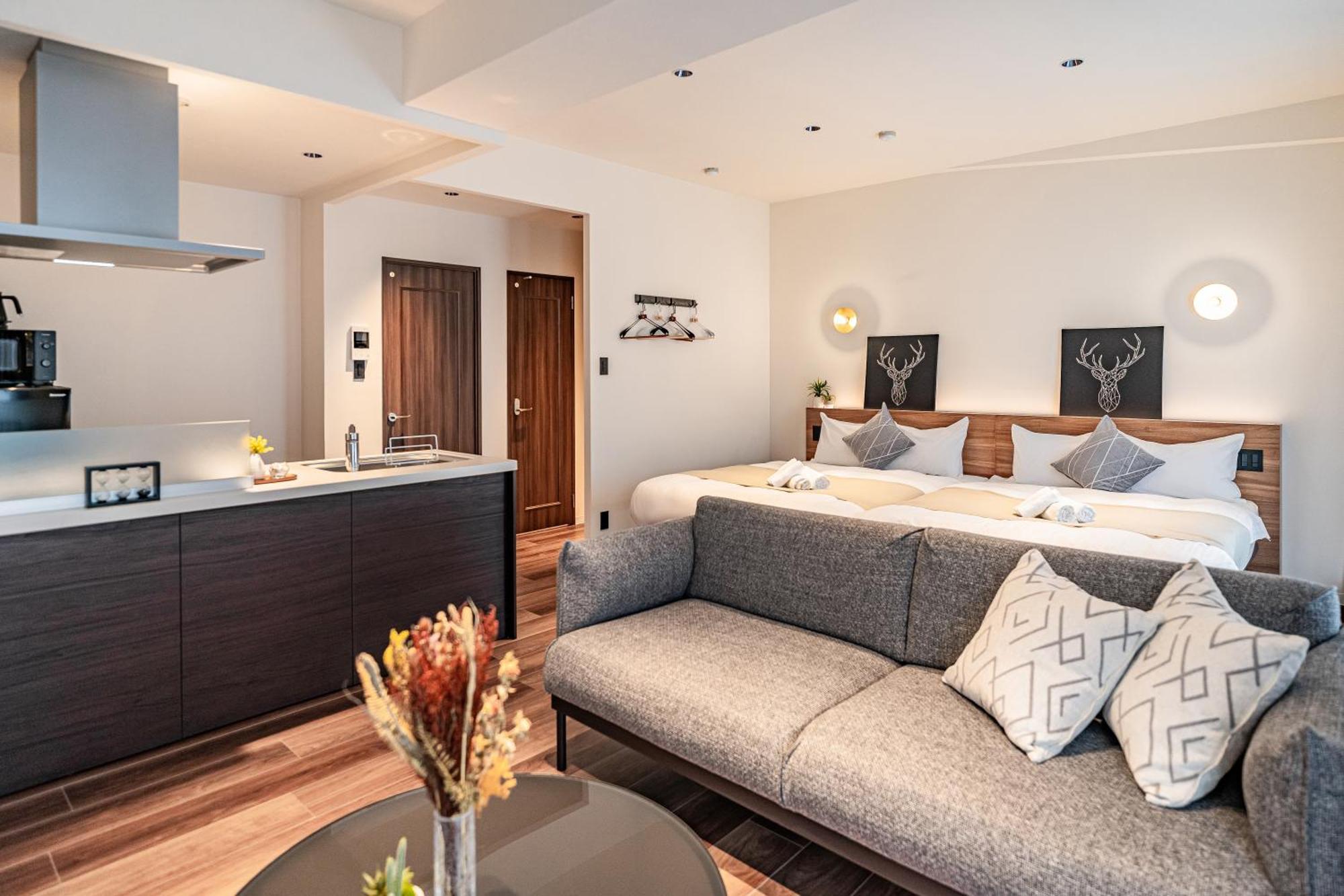 אוסקה Apartment Hotel 11 Shinsaibashi Amemura מראה חיצוני תמונה