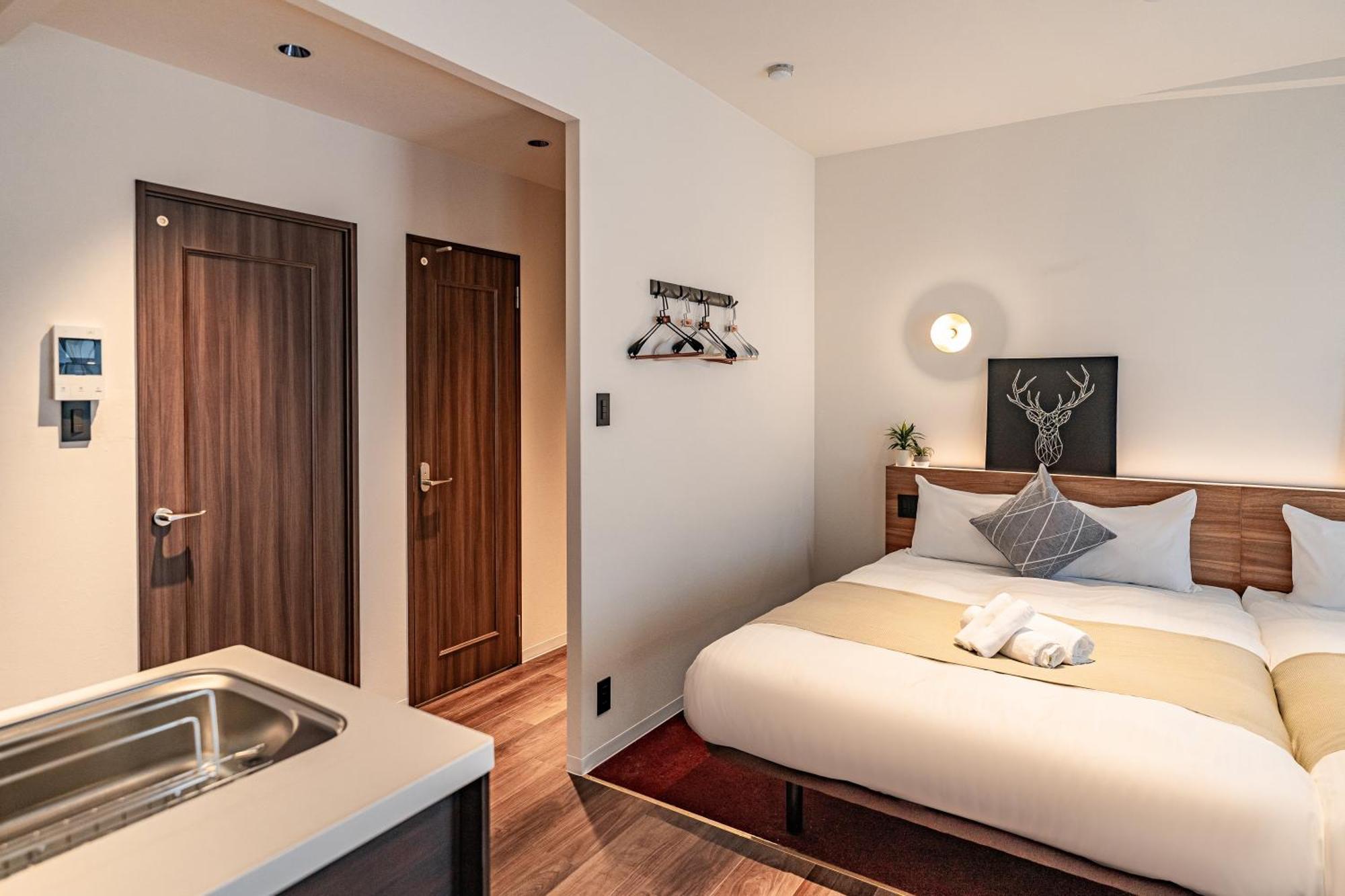 אוסקה Apartment Hotel 11 Shinsaibashi Amemura מראה חיצוני תמונה