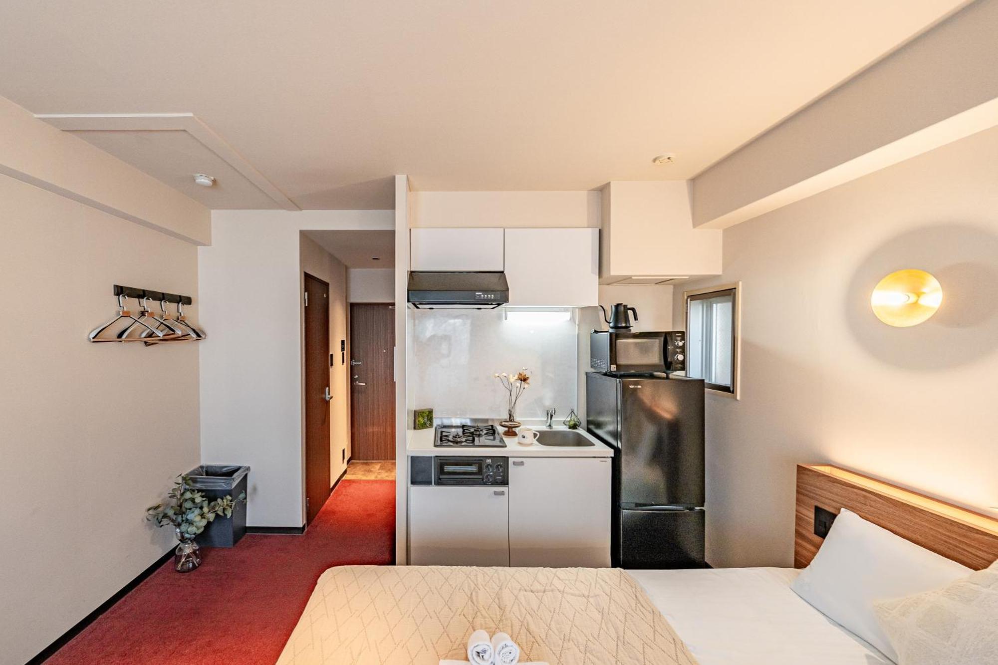 אוסקה Apartment Hotel 11 Shinsaibashi Amemura מראה חיצוני תמונה